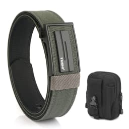 VATLTY Thick Tactical Belt for Men Metal Automatic Buckle Military Pistol Belt Tight Nylon Work Tool Belt Casual Waistband Male