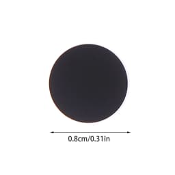 For Spectroscopy Analytical Equipment Black Optical Glass Long Wave Pass Filter 760nm Near-Infrared Imaging Optical Filter