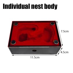 Yellow Soil Ant Farm with External Water Tower and Garbage Area Queen Breeding Area Ant Nest Anthill Castle Ant House Insect Box