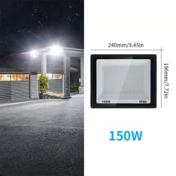 LED Spotlight High brightness 220V 10W 20W 30W 50W 100W 150W 200W 300W Waterproof IP66 Garden Outdoor Light lamp Reflector lamp