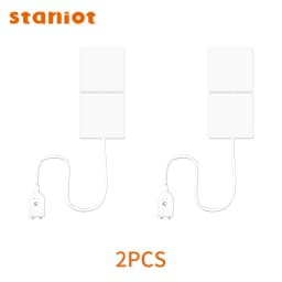 Staniot Smart Water Leakage Detector Compatible With Home Security Alarm System Support Low Battery Alarm Flood Sensor