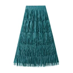 Luxury Multi Solid Colors Pleated Skirt for Women's Large Hem Folds A-line Skirts Female 2025 Loose Fashion Skirts Casual 0666