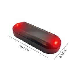 Fake Car Solar Alarm LED Flashing Car Security Alarming Lamp Wireless Warning Anti-Theft Caution Lamp Flashing