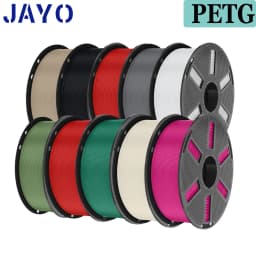 JAYO 10 Rolls PETG Filament 175mm 3D Printing No Bubbles No Drawing Smooth Multiple Colors Optional for 3D Printing 1.1kg/1roll
