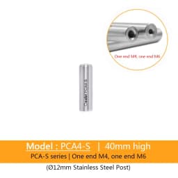 PCA-S/PCA-S1 Series Height 30-100mm Optional Stainless Steel Support Rod 12mm Lifting Adjustment Rod Optical Scientific Research