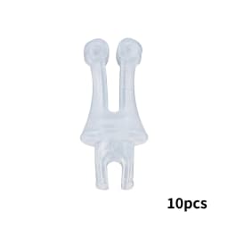 10pcs/lot Right Grand PTFE Flexible Replacement Clips for Piercing Jewelry Display