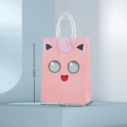 Pokemon Gift Bags Pikachu Hand-held Paper Packing Treat Bag Anime Kraft Paper Bag Gift Packaging Party Festive Party Supplies