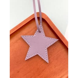 Spot hot-selling pu leather five-pointed star bag pendant simple star bag pendant keychain pendant car pendant