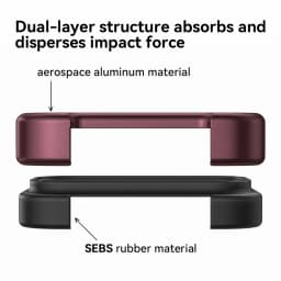 Genuine Aluminum SEBS Rubber Metal Bumper Double-layer ARC Case for IPhone 18 17 Pro Max Air Unique Design High-strength Cover