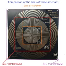 0.01-300KHZ Adjustable Schumann Resonances 7.83HZ External Antenna 3.5MM Audio Input for SMLDA01 SMJAC03 SMECN04