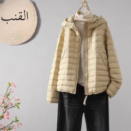 Faionable Lightweight down Cotton Jaet Women's Winter Loose Casual Hooded Coat Thi Warm Cotton Clothes Bread Coat