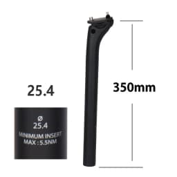ELITAONE MTB Carbon Seat Post 20mm Offset 25.4-31.6mm Clamp 350-450mm Length Mountain/Road Bike Seatpost Lightweight Design