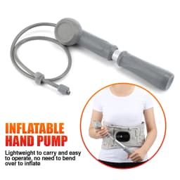 Inflatable Red Light Heating Waist Massager,Electric Lumbar  Protect Brace,Vibration Massage Belt,Back Airbag Support Relax Care