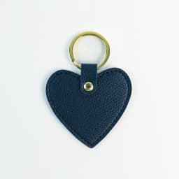 Print name free creative simple gift personalized PU heart-shaped keychain multi-color car keychain bag pendant