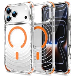 For Magsafe Magnetic Wireless Charge Cover For iPhone 18 17 Pro Max iPhone 18Pro Case Luxury Clear Transparent Shockproof Fundas