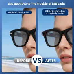 LED Light Shading Cover Stickers for AI Smart Glasses Smartglasses Shading Patch Blocking Sticker For AI Glasses Accessories