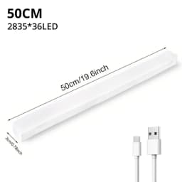 Motion Sensor Night Lights Wireless LED Lamp USB Rechargeable Magnetic For Wardrobe Room Closet Kitchen Aisle Tube Detector Bulb