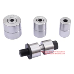 3 Piece Dimple Dies 1/2" 3/4" 1" Can Be Used with Vise/Hydraulic Press and SYK Series Hydraulic Hole Punch Tool