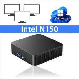 New Intel N150 Mini PC Windows 11 16GB 32GB RAM 1TB SSD Pocket Computer Gaming Computer WiFi 6 Mini Desktop Portable PC Office