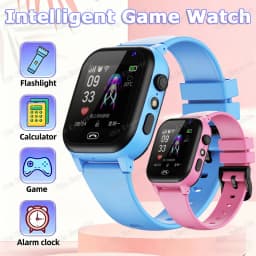 Children's Smartwatch Boy and Girl HD Call LED Flashlight SOS LBS Location Waterproof GPS Alarm Clock Step Count Smart Watch H10