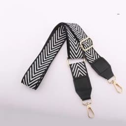 Wide Shoulder Straps Solid Color Stripes Pu Leather Adjustable Shoulder Messenger Bag Strap Accessory Supplies