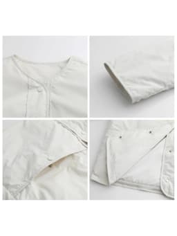 CHIC VEN Women Down Coats Simple Loose Texture Round Neck Down Jacket 90 White Duck Down Jacket Autumn Winter 2025