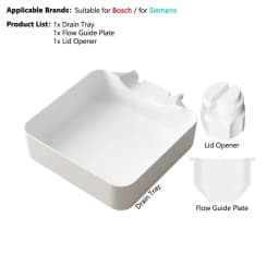 New Washing Machine Drainage Tray Drain Funnel Drip Tray for Cleaning Lint Filters Water Catch Tray Stops Floor Spills Parts