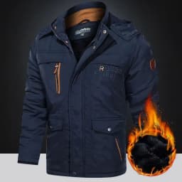 Military Thick Warm Outerwear Big Size 6XL Multi-pocket Men's Winter Jacket Fleece Linning Outdoor Parka Coat Hooded Windbreaker