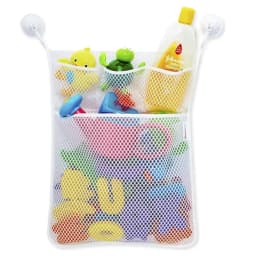 Baby Bath Toys Organizer Quick Dry Toddlers Mesh Net Bag for Bathroom Toy Storage Cartoon Shape Sand Beach Toys Storage Holder