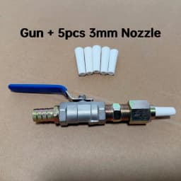 Valve Type Sand Blasting Gun Sandblast Nozzle for 5gallon Sandblast Tanks, Rust Cleaning Air Sandblasting Gun