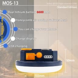 MOSLIGHTING 15W 30W Camping Light Portable LED High Quality Outdoor Emergency Light Fishing Mountaineer Adventure Portable Light