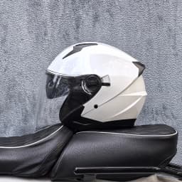 ORZ motorcycle helmet, half face, double mirror, all season men's and women's fashion, half helmet, all season universal