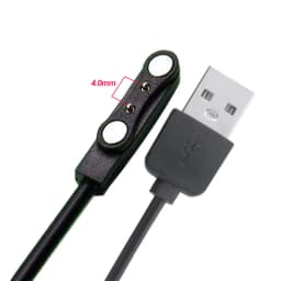 2 Pins 4 Pins Smartwatch Dock Charger Adapter USB Charging Cable Cord for Smart Watch Power Charge Wire Accessories