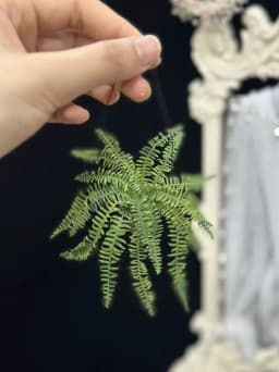 1:6 Miniature Plant Set, Handmade Realistic Fern Maple Caladium Potted,Exclusive Custom Sizes BJD Dollhouse Garden Bjd Decor Art