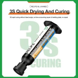 RELIFE RL-UVH902 10ML 3 Seconds Quick Dry Solder Mask Oil for Phone Jumping Wire Motherboard PCB Curing Oil Maintenance Tool