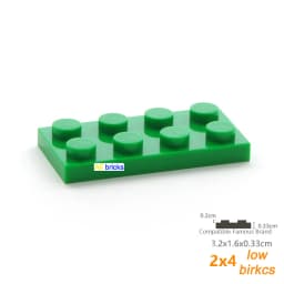 120pcs Bulk Building Blocks Thin Figure Bricks 2x4 Dots Educational Creative Size Compatible With 3020 Plastic Toys for Children