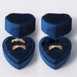 Velvet Heart Ring Box Proposal Engagement Romantic Luxury Jewelry Gift Box Wholesale Custom Logo Bulk Supplier Factory Direct