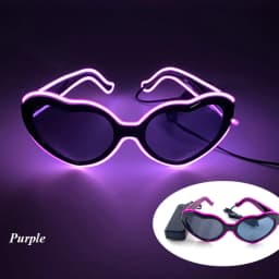New Party Glasses Luminous Colorful LED Glasses Lighting Up Nightclub DJ Bar Music Dance Party Young Man Children Birthday Gift