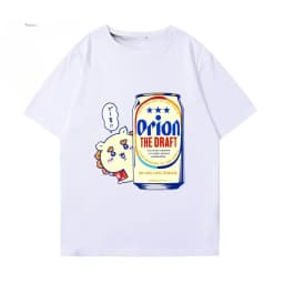 Orion Men's and Women's Collaborative Chiikawa (Usagi) Short Sleeve T-Shirt for Parents and Kids - Comfortable, Breathable Ins