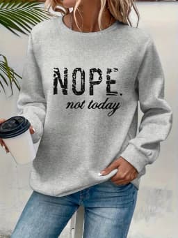 Women's Autumn and Winter Loose Casual Comfortable Tree and Bird Design Printed Velvet Long-Sleeved Round Neck Hoodie Pullover