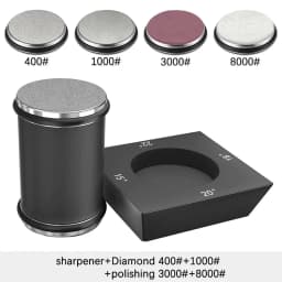 Niiruo 4 Angles Rolling Knife Sharpener Kit For Straight Edge Roller Knife Sharpening With Industry Diamonds Whetstone Knife Set