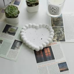 Plaster Tray Rings Storage Plate Photo Props Nail Jewelry Display Matte Decorative Pieces