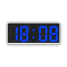 Creative Number Clock Color Nightlight Temperature Calendar Alarm Clock LED Large Number Electronic Clock Backlight Home Decor