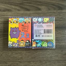 55Pcs Chibi DIY Card Poke Collection PTCG Holographic Cute Anime Version Classical Cards Gengar Charizard Eevee Pocket Monster