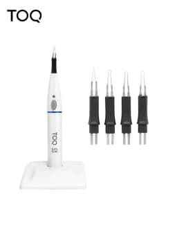 Dental Gutta Percha Tooth Gum Cutter with 4 Tips Endo Obturation System Dental Dissolved Breaker Gutta Percha Cutter