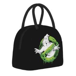 Ghostbuster Insulated Lunch Bag Cooler Bag Reusable,Meal Container High Capacity Tote Lunch Box Food Storage Bags