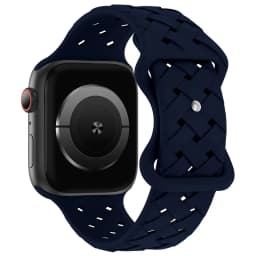 Silicone Strap For Apple Watch Band 44mm 45mm 40mm 49mm 46mm 42mm Braided bracelet correa iwatch Series 9 10 11 7 SE 6 8 Ultra 3