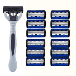Razor Classic 6 Layer Safety Razor for Mens Shaving&Womens Hair Removal Shaving Blades Manual Shaver