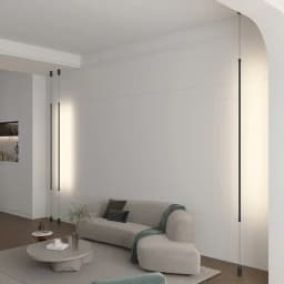 2026 for Slim Line Floor Light LED Pendant Lamp Suspension Hanging for Living Room Bedroom Modern Minimalist Ceiling Lighting
