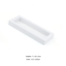 PE Film Transparent Visible Jewelry Storage Box Ring Earring Box Bracelet Necklace Display Box Jewelry Dustproof Storage Box